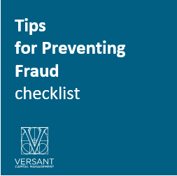 Tips for Preventing Fraud – Checklist