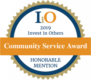 invest in others community service award