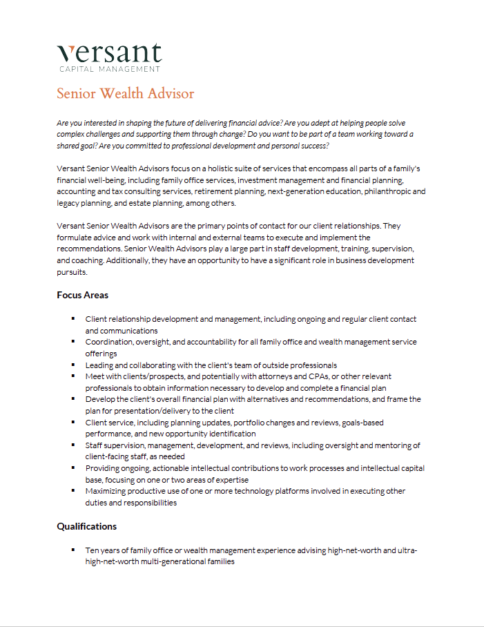 Wealth Manager